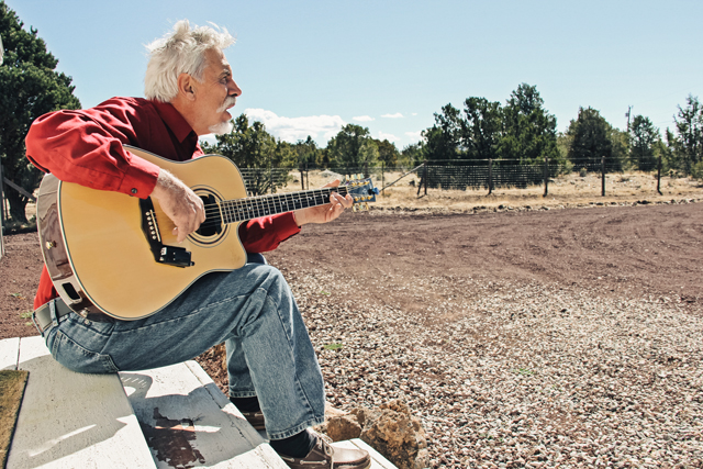 Dave Bixby at his home in Northern Arizona.