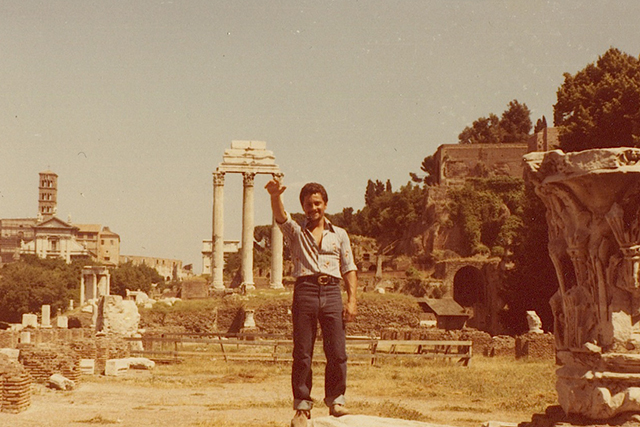 Jerry in Rome.